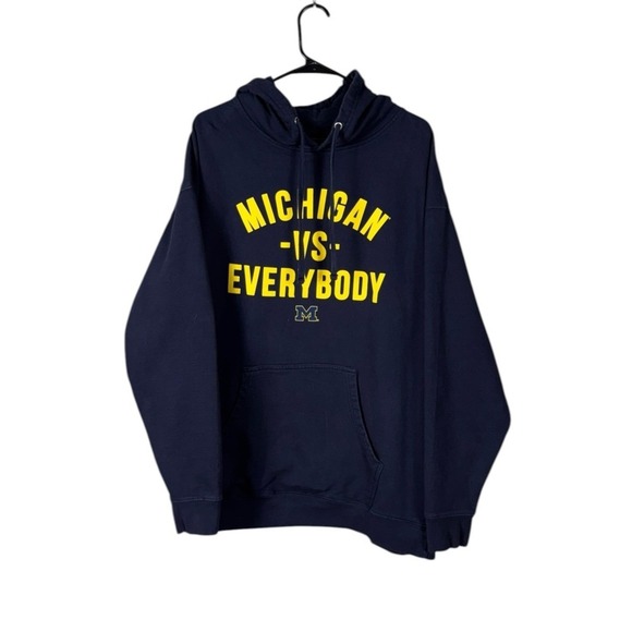 The Unbranded Brand Other - Michigan Wolverines VS Everyone NCAA Pullover Hoodie Sweatshirt Football